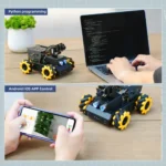 Hiwonder TurboPi Raspberry Pi Omnidirectional Mecanum Wheels Robot Car Kit with Camera Open Source Python for Beginners (Standard Kit without Raspberry Pi 4B) - Image 5