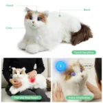 Metacat Smart Robot Cat Interactive Companion Pet Robotic Pet(Bicolor B&W ) - Image 2